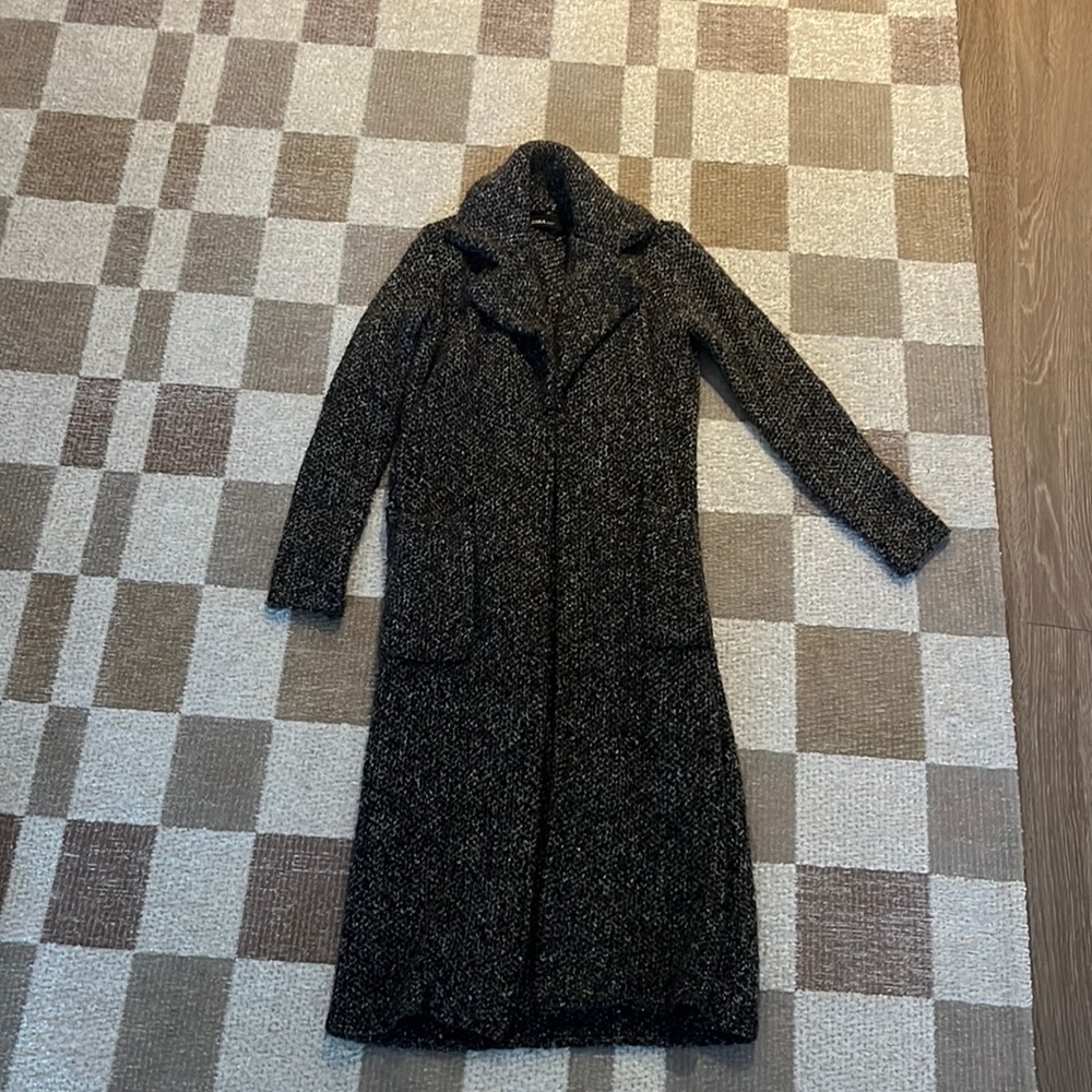 Zara long thick cardigan